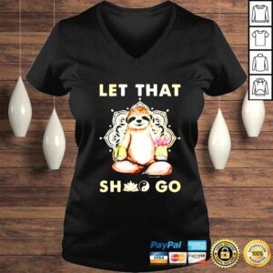 VLadies Sloth let that go shirt