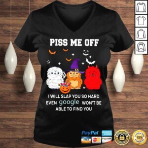 VLadies Sloth piss me off I will slap You so hard even google wont be able to find You Halloween 2022 shirt