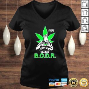 VLadies Snoop Dogg Bodr X Crooks Green Weed shirt