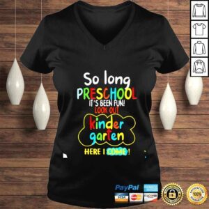 VLadies So long preshool its been fun look out shirt