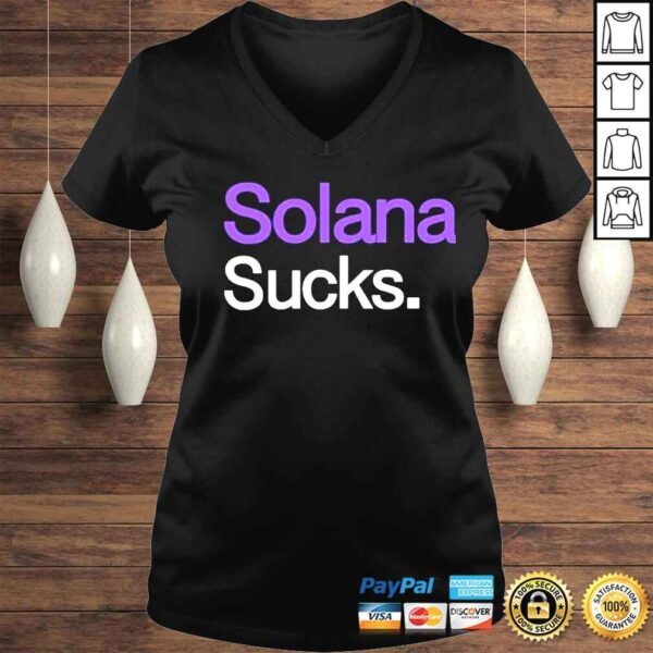 Solana sucks shirt - Image 2