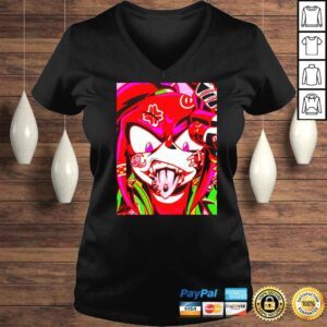 VLadies Sonic Angry Knuckles shirt