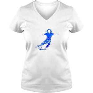 VLadies Sophie Jones Playing Soccer TShirt