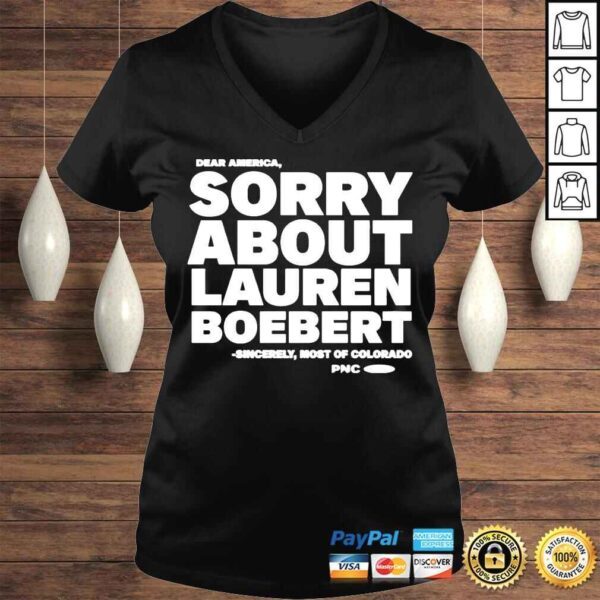 Sorry about lauren boebert shirt - Image 2