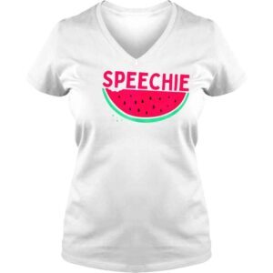 VLadies Speechie speech pathology summer therapy shirt