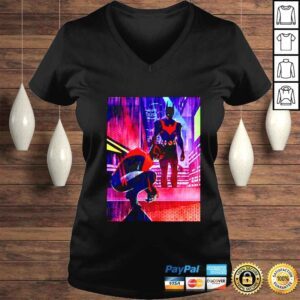 VLadies Spiderman and Batman Beyond shirt