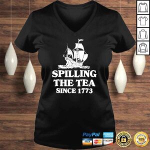 VLadies Spilling the tea since 1773 shirt