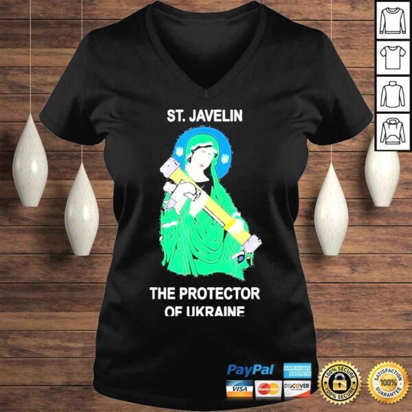 St Javelin The Protector of Ukraine Strong TShirt - Image 2