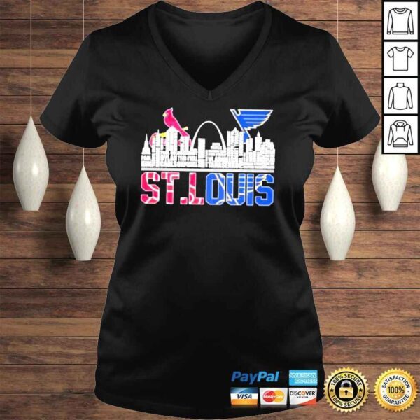 St Louis Blues St Louis Cardinals City Shirt - Image 2