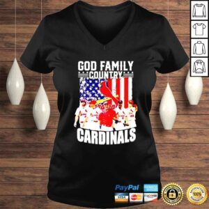 VLadies St Louis Cardinals God Family Country Cardinals shirt