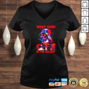 VLadies Star Wars Darth Vader Best Dad In The Galaxy Shirt