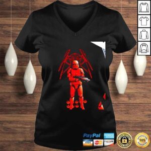 VLadies Star Wars Rise of Skywalker Red Trooper First shirt