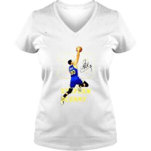 VLadies Stephen Curry Golden State Warriors Basketball signature Shirt