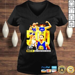 VLadies Stephen Curry made 3s most in NBA playoff history shirt