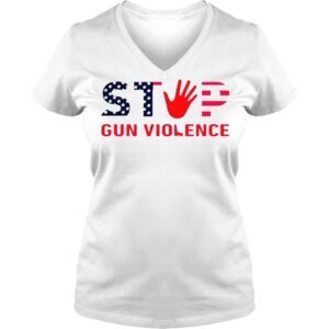 VLadies Stop Gun Violence End Gun Violence TShirt