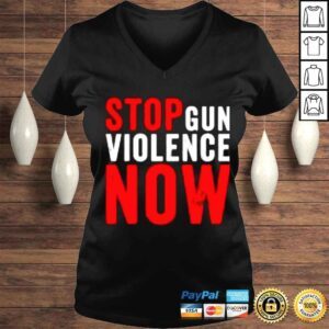 VLadies Stop Gun Violence Now shirt