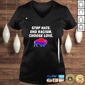 VLadies Stop Hate End Racism Choose Love 2022 Buffalo Bills shirt