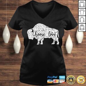 VLadies Stop Hate End Racism Choose Love Pray For Buffalo Strong shirt