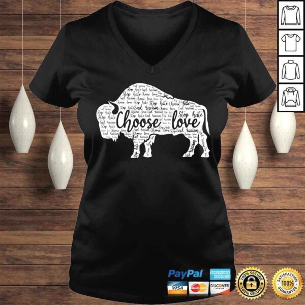 Stop Hate End Racism Choose Love  Pray For Buffalo Strong shirt - Image 2