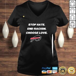 VLadies Stop Hate End Racism Choose Love Shirt