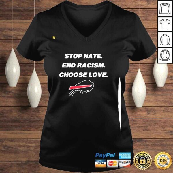 Stop Hate End Racism Choose Love Shirt - Image 2