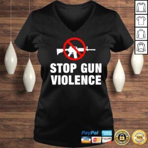 VLadies Stop gun violence shirt