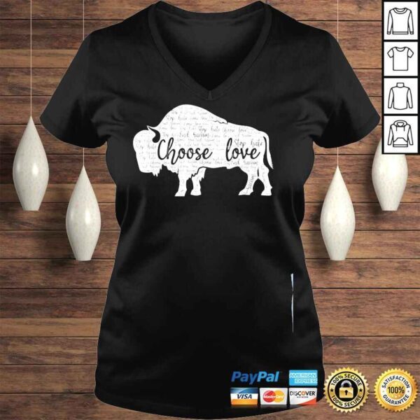 Stop hate end racism choose love pray for buffalo strong shirt - Image 2