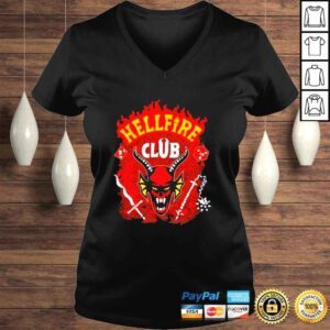 VLadies Stranger Things 4 Hellfire Club TShirt