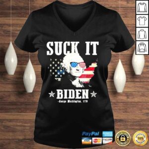 VLadies Suck it Biden 4th of july george Washington 1776 shirt