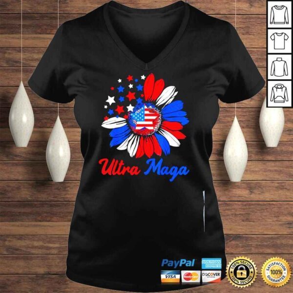 Sunflower American flag we the people ultra maga patriotic shirt - Image 2