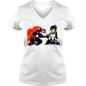 VLadies Super Man Armwrestling Vegeta shirt