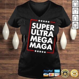 VLadies Super Ultra Mega Maga Trump Liberal Supporter Republican Premium TShirt