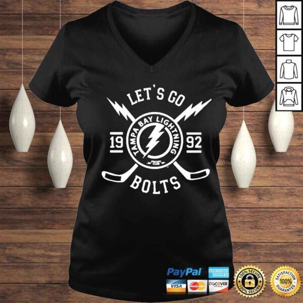 Tampa bay lightning hometown lets go bolts shirt - Image 2