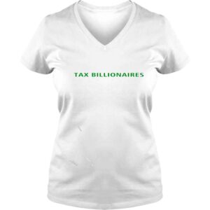 VLadies Tax Billionaires Logo shirt