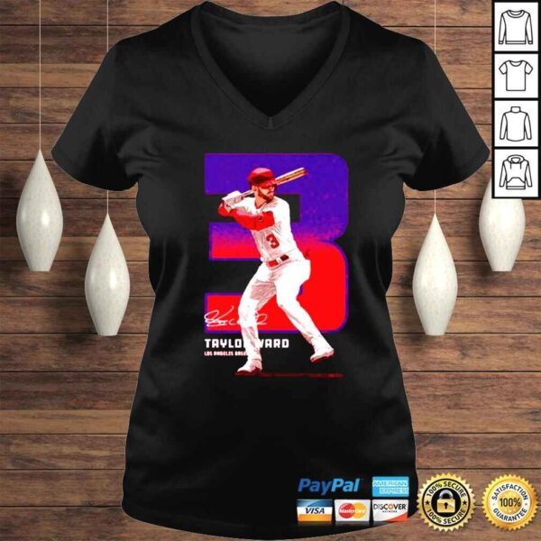 Taylor Ward Los Angeles Angels Outline signature shirt - Image 2