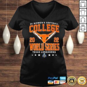 VLadies Texas Longhorns D1 Softball Womens College World Series shirt