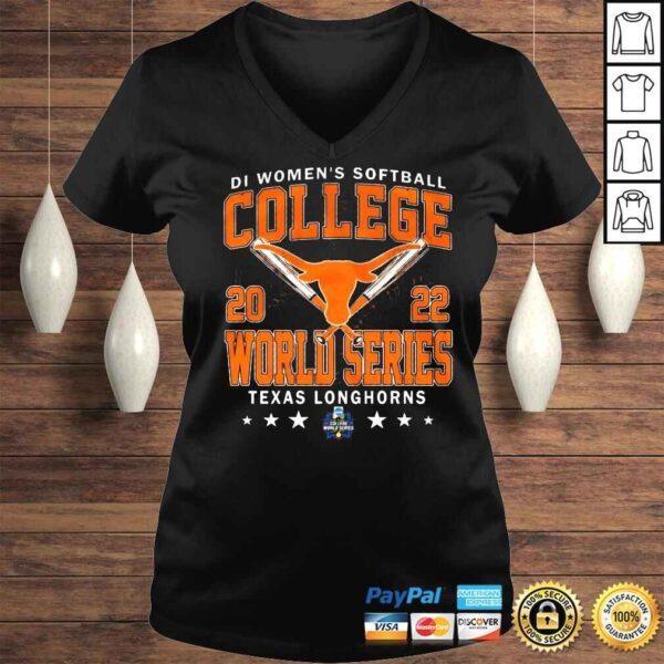 Texas Longhorns D1 Softball Womens College World Series shirt - Image 2