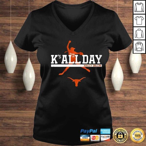 Texas Longhorns Ks All Day Hailey Dolcini shirt - Image 2