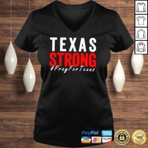 VLadies Texas Strong Pray For Texas TShirt