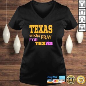 VLadies Texas strong pray for Texas shirt