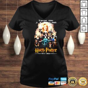 VLadies Thank You JK Rowling Harry Potter 19772022 Signatures Shirt