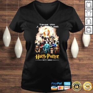 VLadies Thank you J K Rowling Harry Potter 1977 2022 signatures shirt