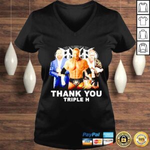 VLadies Thank you Triple H signature shirt