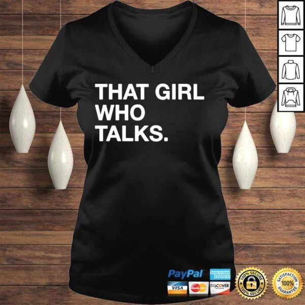 That girl who talks shirt - Image 2