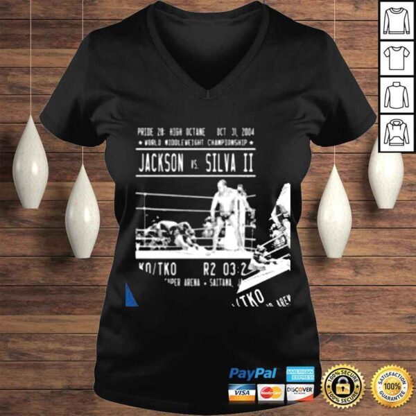 The Axe Murderer Jackson vs Silva II poster shirt - Image 2