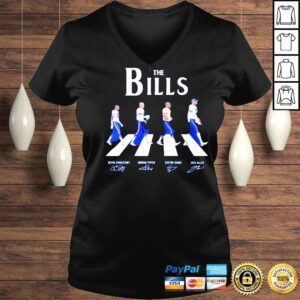 VLadies The Buffalo Bills Football Abbey Road Signatures Shirt