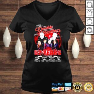 VLadies The Doobie Brothers 52 years 1970 2022 thank you for the memories shirt