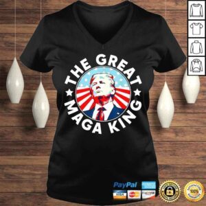 VLadies The Great Maga King Donald Trump TShirt