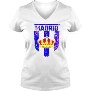 VLadies The King Real Madrid CF Crown Champions UEFA Champions League TShirt