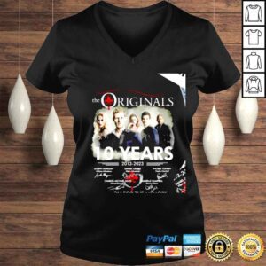 VLadies The Originals 10 years 2013 2023 signatures thank you for the memories shirt